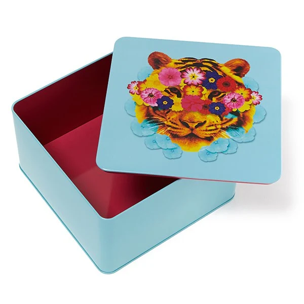 Metallbox MASKTIGER türkis 17,7cm