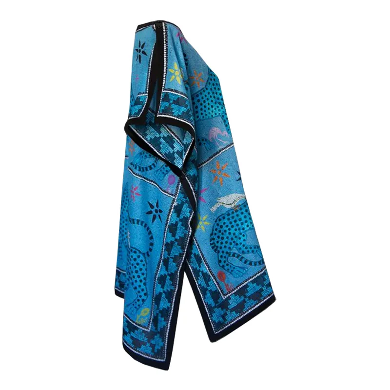 Little Beach Dress CELESTE hellblau cyan - bunt Baumwolle 92x81-86 cm
