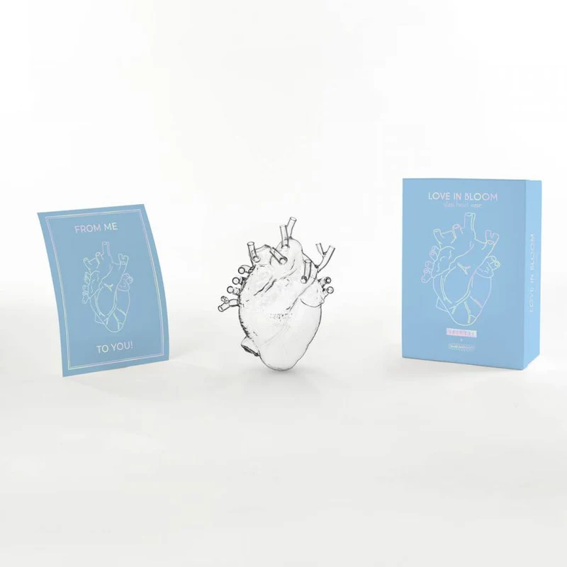 Vase LOVE IN BLOOM aus Glas