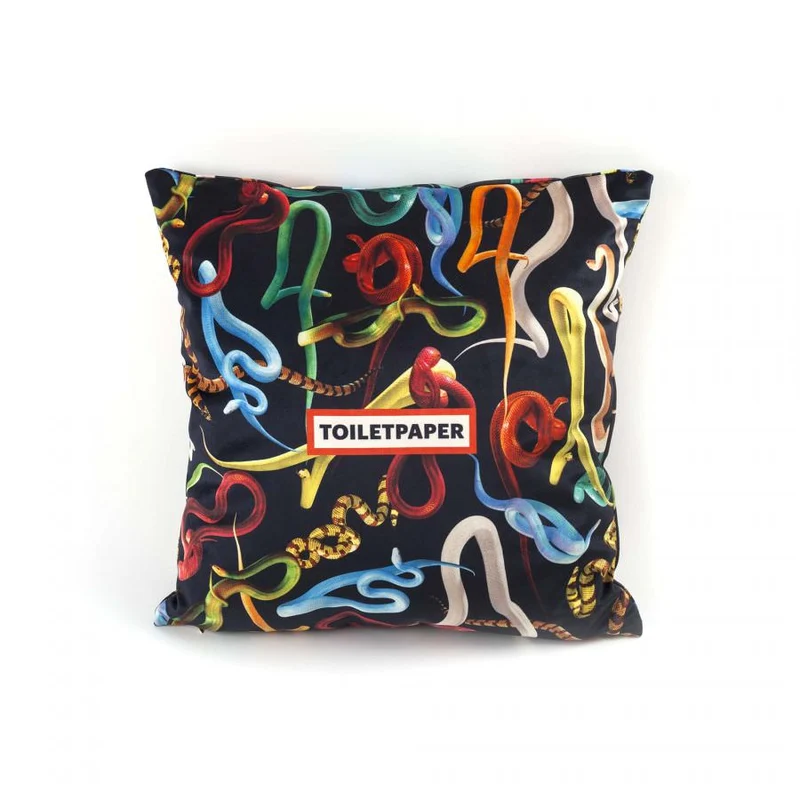 Kissen SNAKES bunt 50x50cm