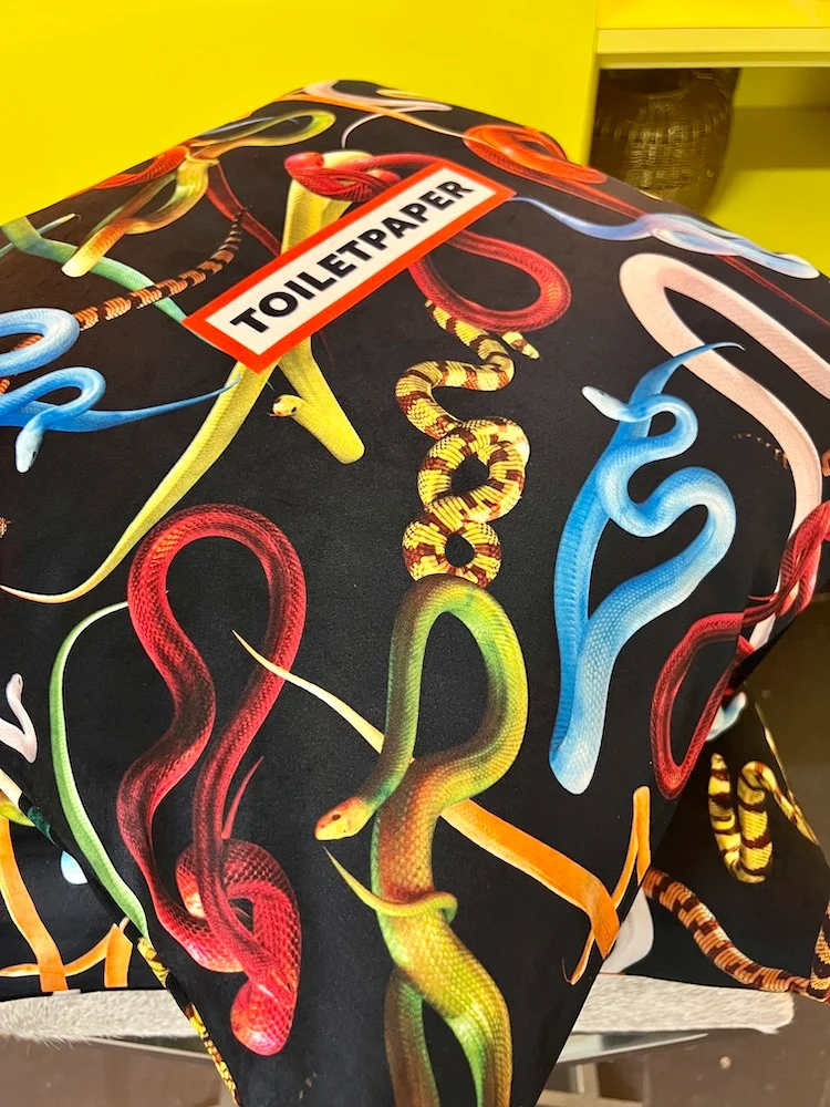 Kissen SNAKES bunt 50x50cm