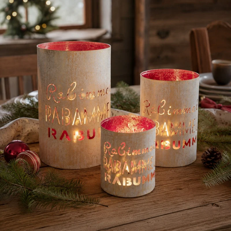 Laternen 3er Set "Rabimmel Rabammel Rabumm" | Metall | Größen bis 13×20 cm | 13436