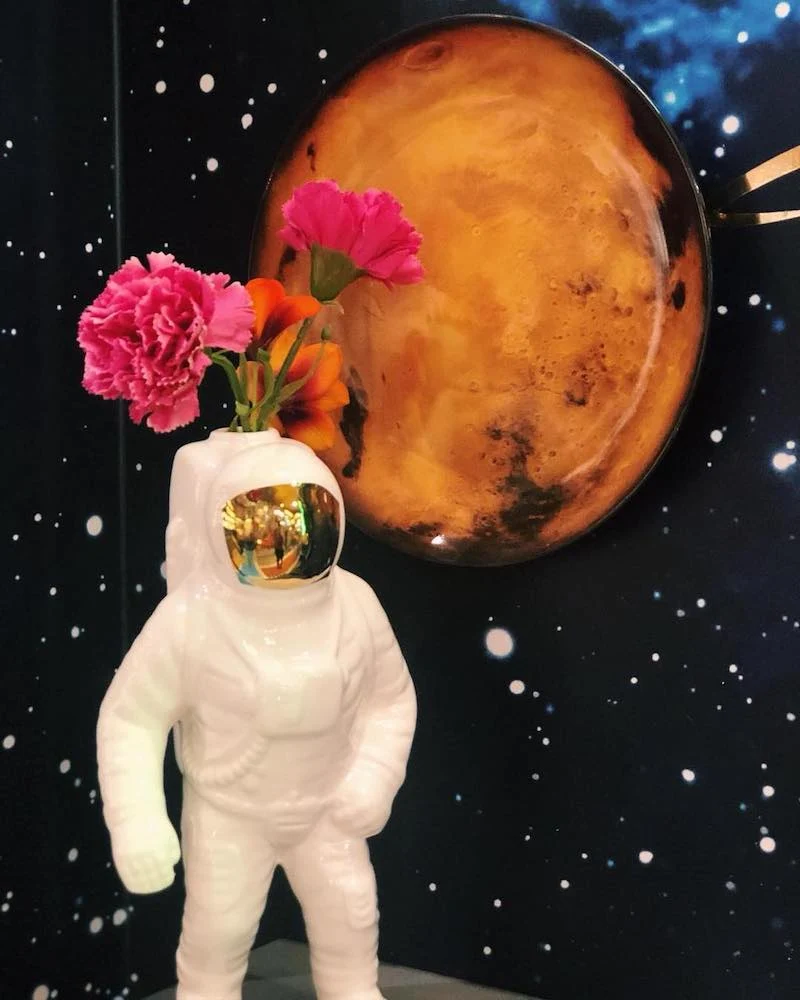 Vase 'COSMIC DINNER STARMAN' H28 cm