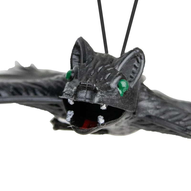 Halloween Dekoration "Fledermaus" ca. 24 cm | Schwarz