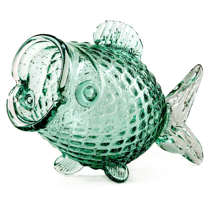 Deko-Gefäß 'Glas FETTER FISCH'