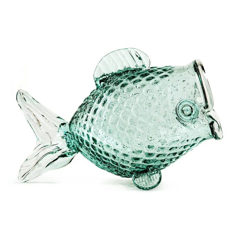 Deko-Gefäß 'Glas FETTER FISCH'