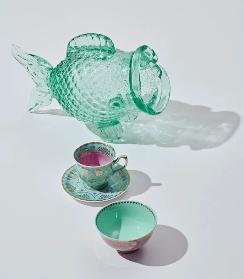Deko-Gefäß 'Glas FETTER FISCH'