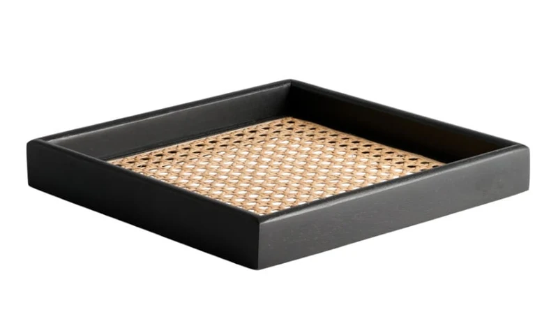 Quadratisches Tablett BENTO S Mangoholz 28x4x28cm