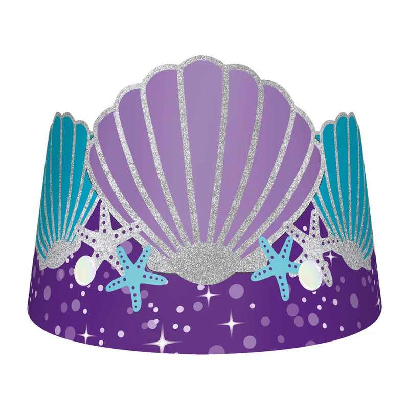 Amscan "Mermaid Wishes" Meerjungfrau Lila Grün | Geburtstag Partydekoration Partygeschirr