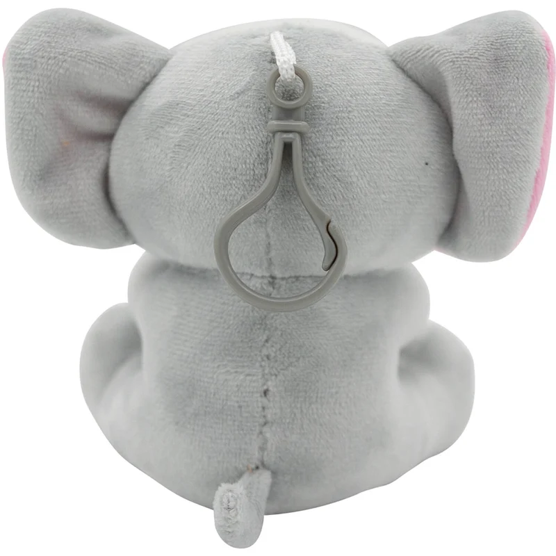 2-in-1 Plüschtier-Ballongewicht 90g Elefant m. rosa Ohren