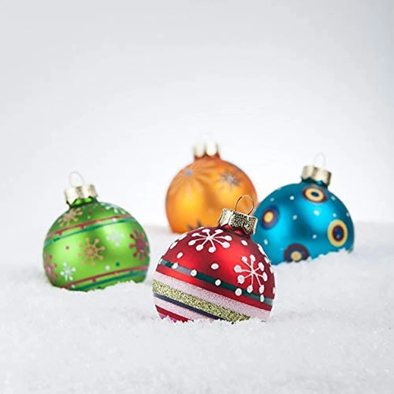 Weihnachtskugeln Vinezia 40 Stk | 4 cm (10 Stk.), 6 cm (16 Stk.), 8 cm (14 Stk.) | Edle Christbaumkugeln