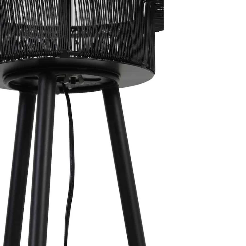 Stehlampe GRUARO matt schwarz-antik bronze Ø32x150 cm