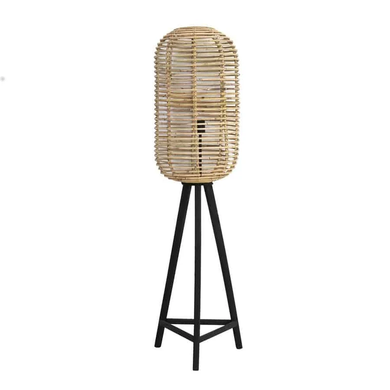 Stehlampe TABANA Rattan naturell 140 cm