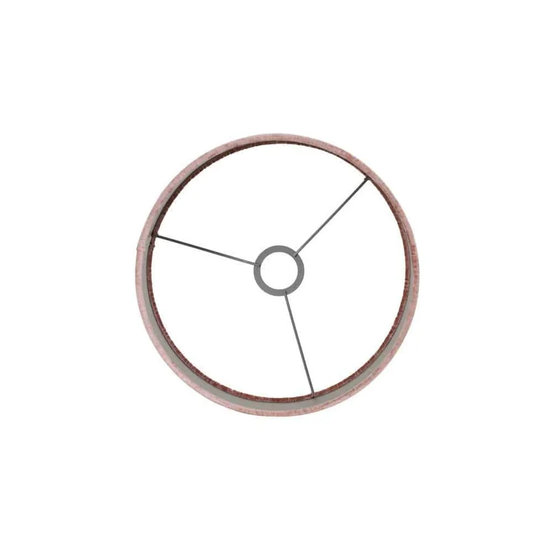 Tischlampe STRADO Bronze alt Rosa Samt 80 cm