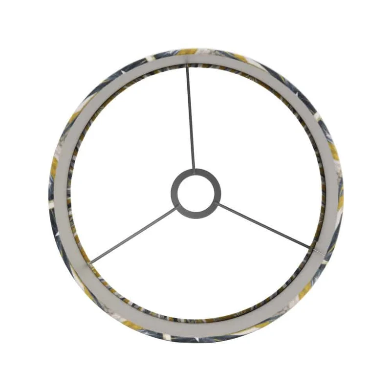 Tischlampe HORNAVAN Glas Papagei ocker 60cm