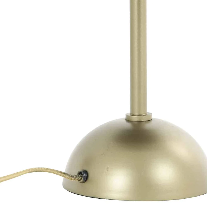 Tischlampe OIVA Bronze burgund rot Ø31x52 cm