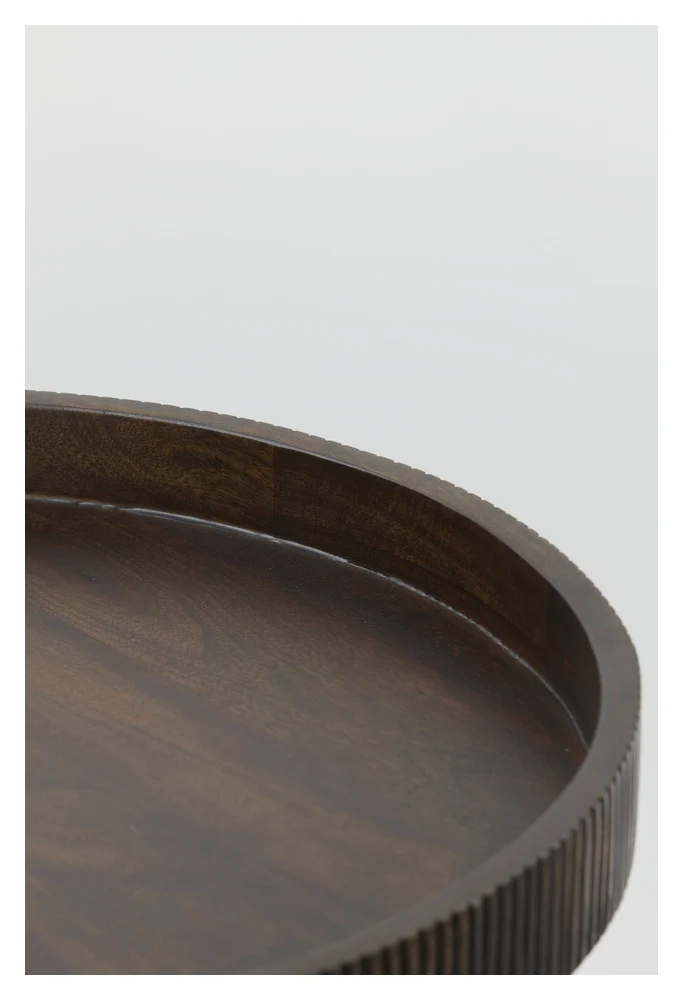 Beistelltisch KALOMO Ø50x35cm Holz rotbraun