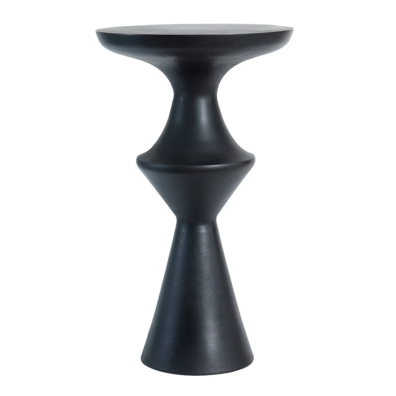 Beistelltisch LOBOC matt schwarz 37,5x14x63,5cm