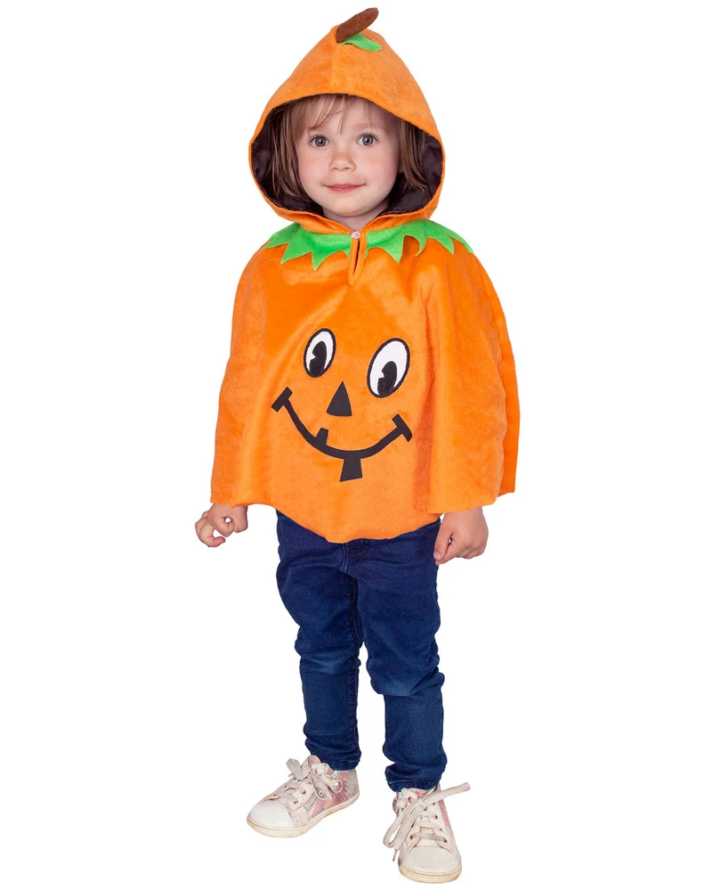 Halloween Kinderkostüm "Kleiner Kürbis" | Orange
