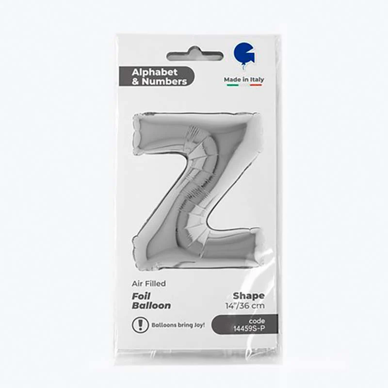 14"/Ø36cm Buchstabe silber | Z