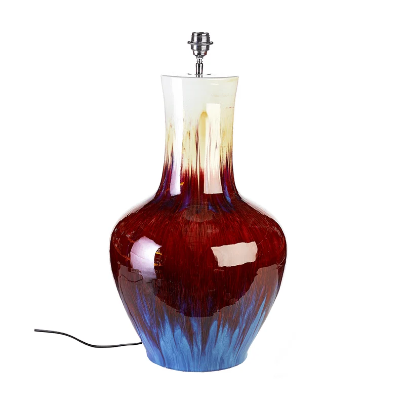 Tischlampe CRAZY Porzellan mehrfarbig
