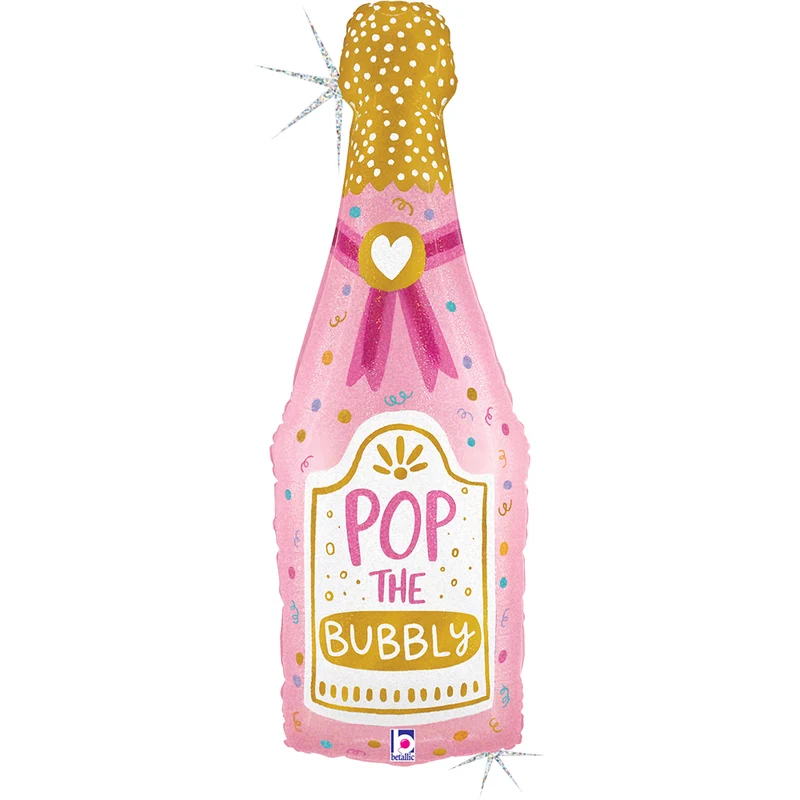 37"/94cm Folienballon "Champagne Bottle"