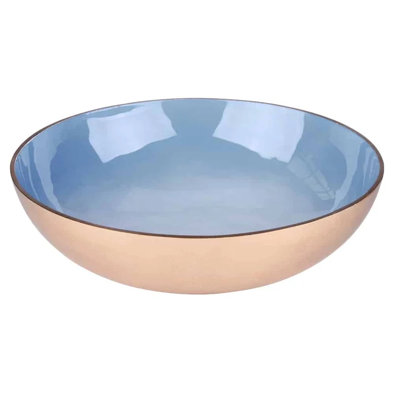 Dekoschale FADE silber-blau Ø29,5x8,5cm