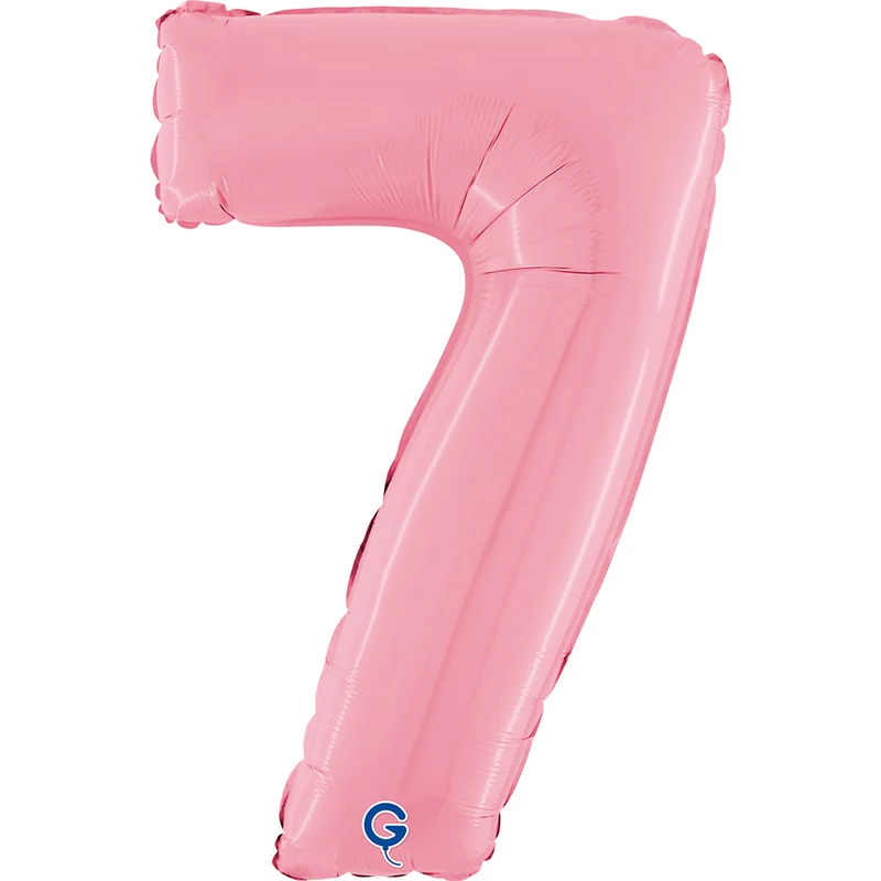 Riesenzahl Folienballon 26"/66cm | Pastel Pink