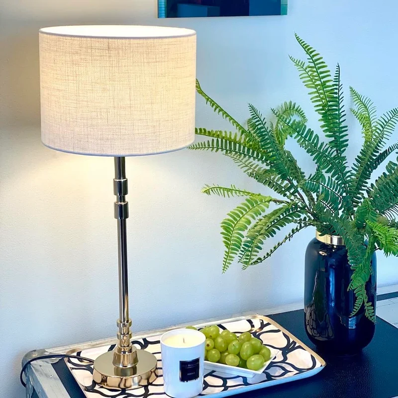 Tischlampe KALIRO gold 55 cm