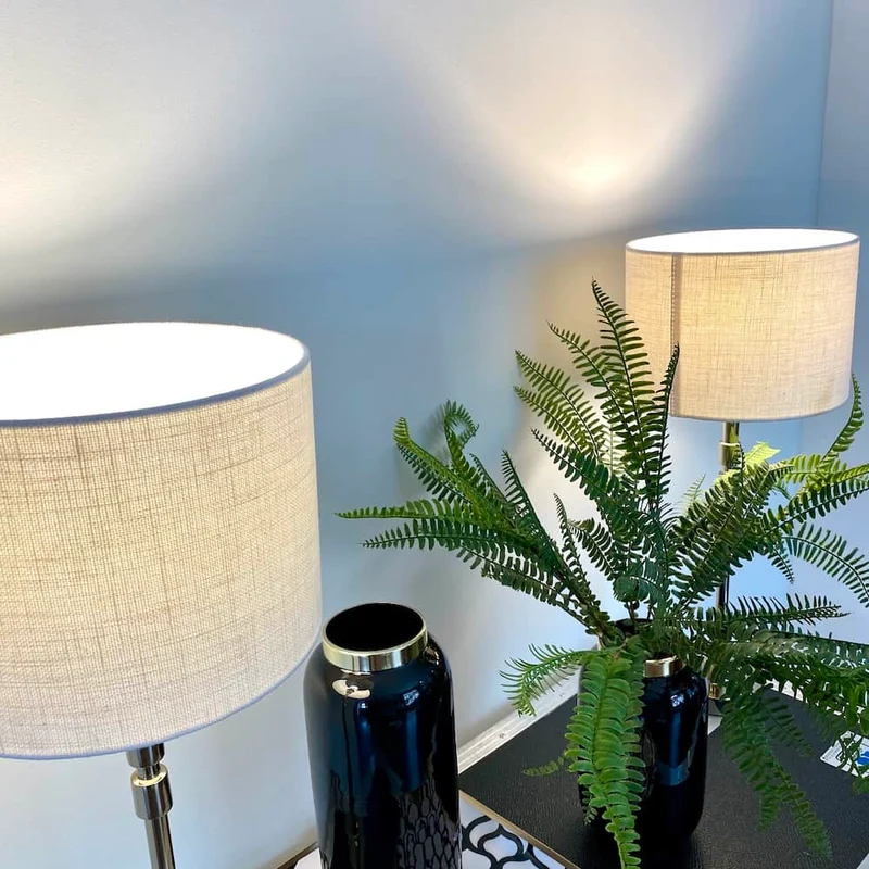 Tischlampe KALIRO gold 55 cm
