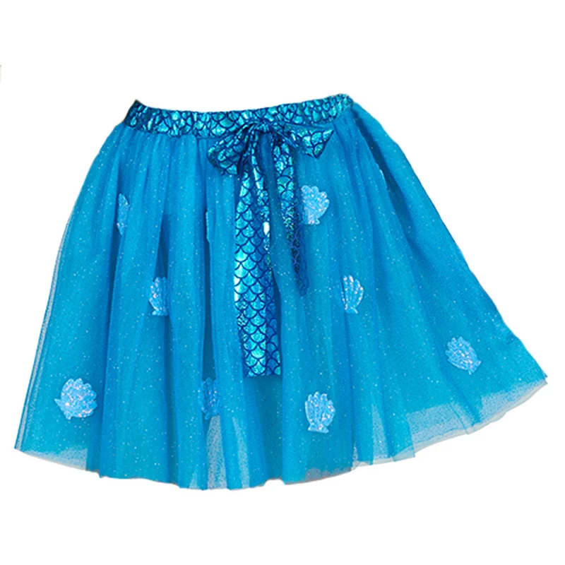 Meerjungfrau Nixe Tutu Petticoat für Damen - 414008 | Blau