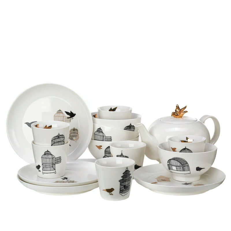 Snack Bowls 'FREEDOM BIRDS' 4er-Set