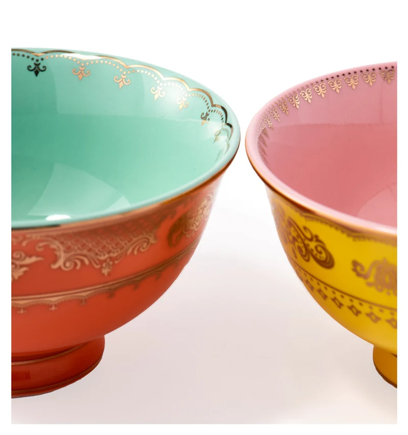 Bowls GRANDPA 4er-Set Porzellan mehrfarbig