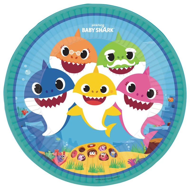 Amscan "Baby Shark" - Hai Kinder Geburtstag Partydekoration Partygeschirr