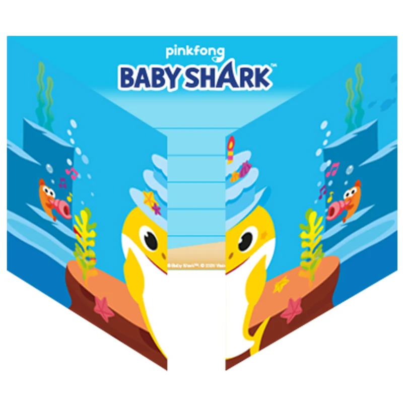Amscan "Baby Shark" - Hai Kinder Geburtstag Partydekoration Partygeschirr