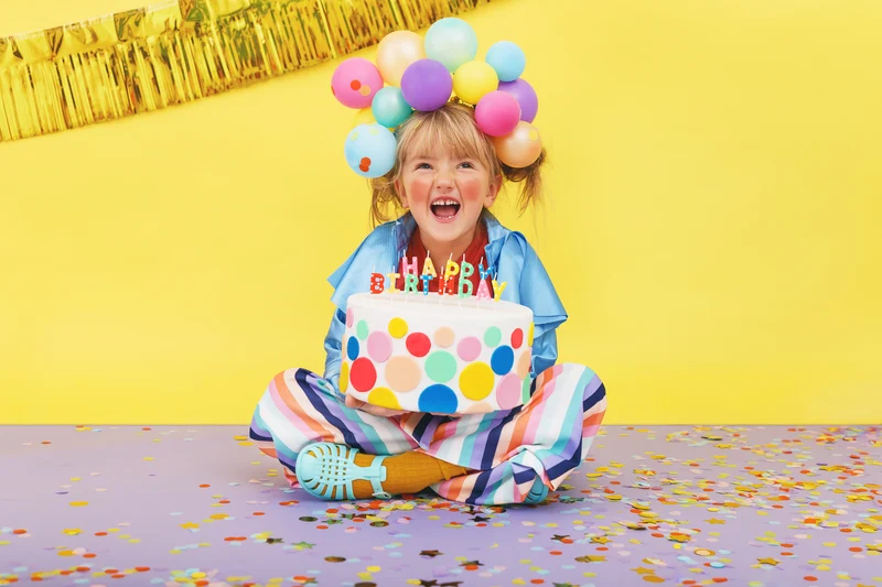 Geburtstagskerzen "Happy Birthday" 2,5 cm | Bunt