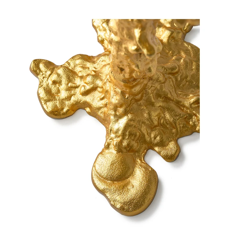 Kerzenständer DRIP 4-armig gold