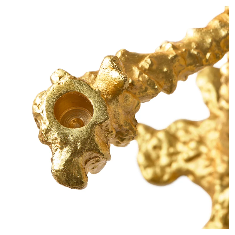 Kerzenständer DRIP 4-armig gold