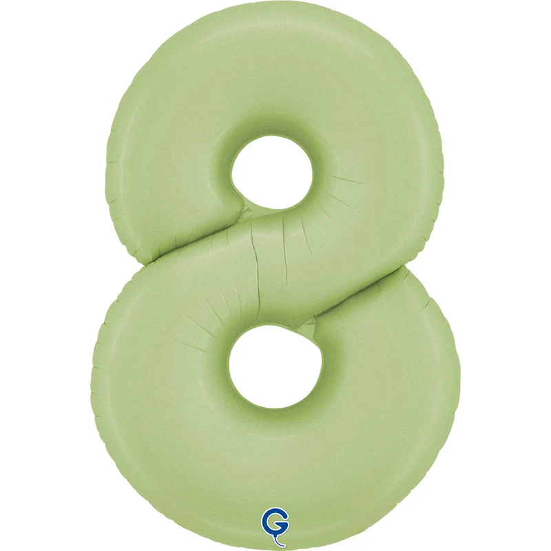 Riesenzahl Folienballon 40"/102cm | Satin Olive