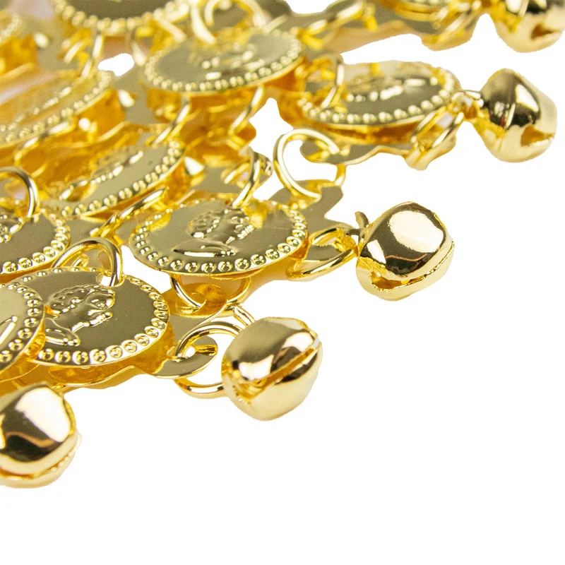 Halskette und Ohrringe mit Münzen 465306 | Gold