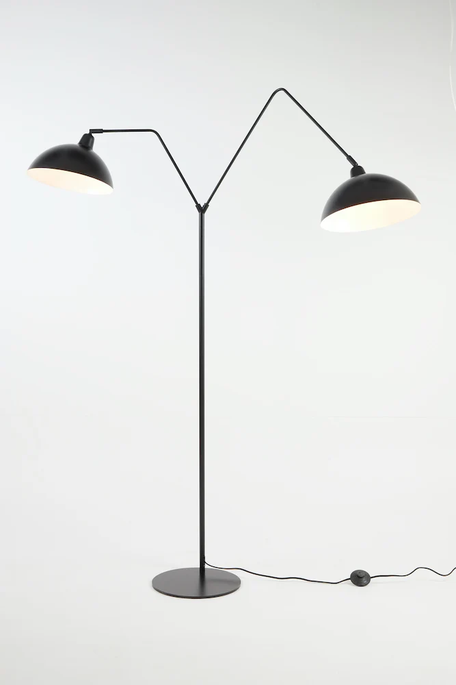Stehleuchte ORION 2, matt-schwarz, H180 cm
