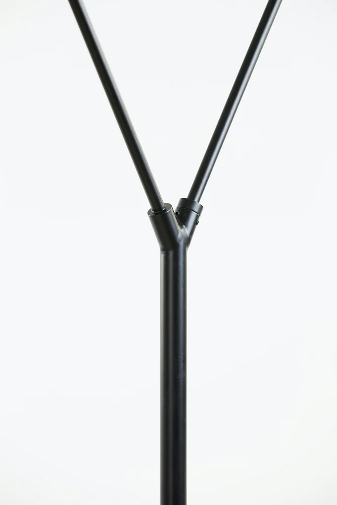 Stehleuchte ORION 2, matt-schwarz, H180 cm