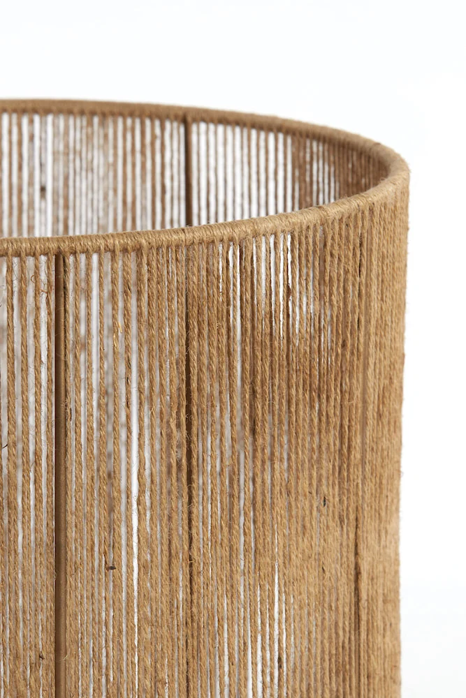 Stehleuchte FESTINA Jute-Mangoholz H150 cm