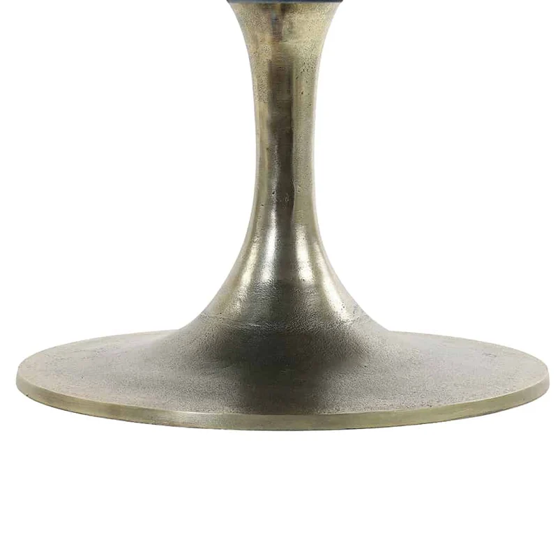 Couchtisch RICKERD grün Marmor + antik bronze Ø76x36 cm