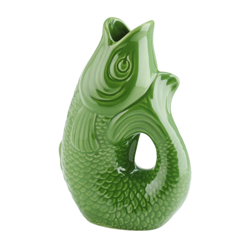 Vase MONSIEUR CARAFON Fisch green bay 2,7l - 21x31x12cm