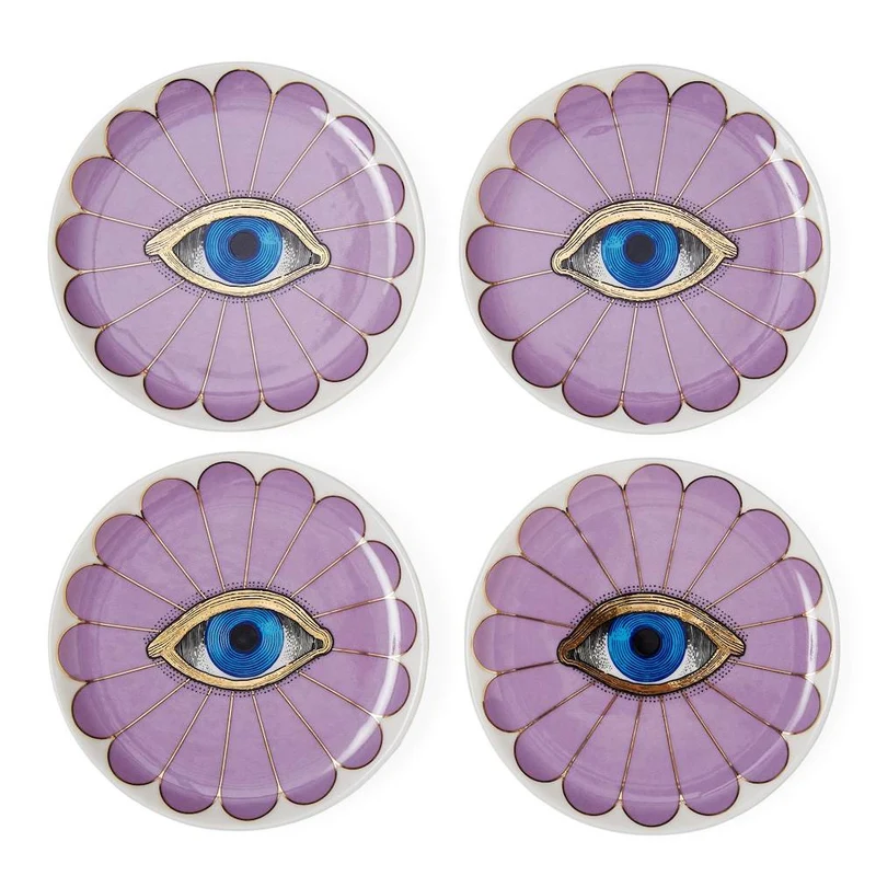 Untersetzer FLEUR - blaues Auge Ø10cm