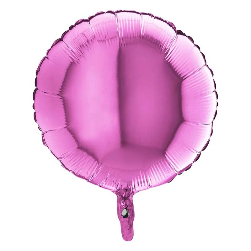 18"/Ø46cm Folienballon Uni | Rosa