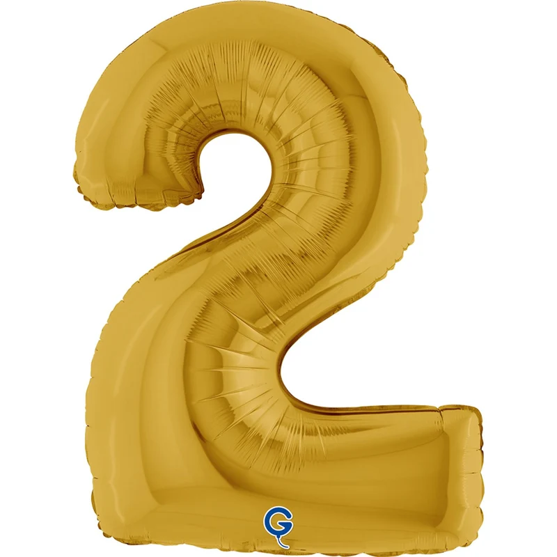 XXL Zahlen Folienballon 40"/102cm | Gold5