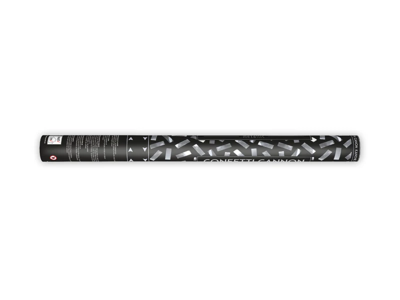 Konfettishooter Silber 60cm