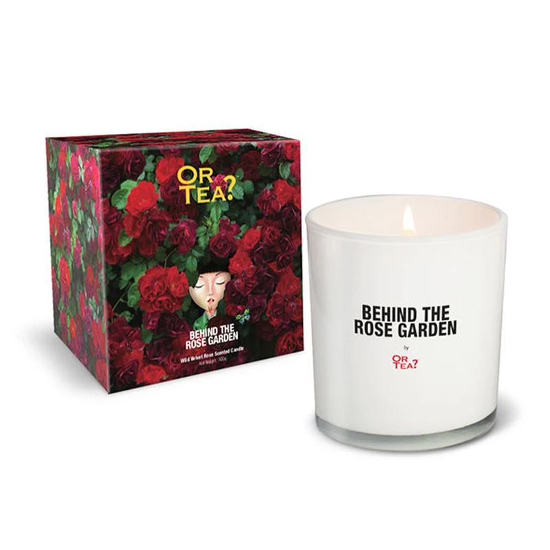 Duftkerze 'BEHIND THE ROSE GARDEN' - Wild Velvet Rose
